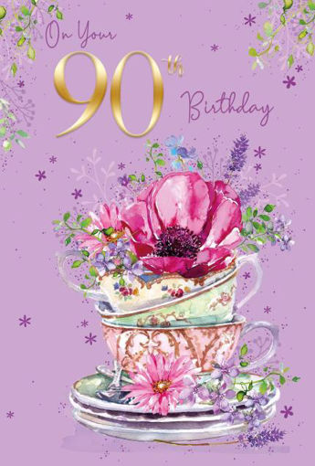 Picture of ON YOUR 90TH BIRTHDAY CARD